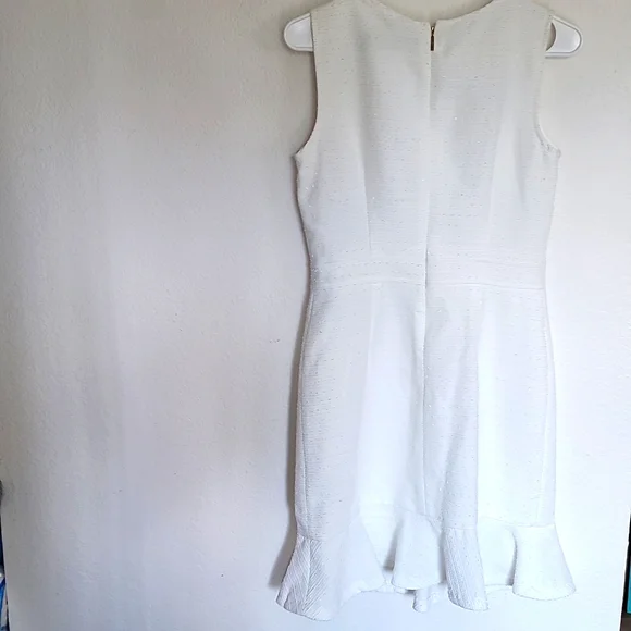 NEW/Karl Lagerfeld Paris/White dress/Size 4 - Picture 3 of 10